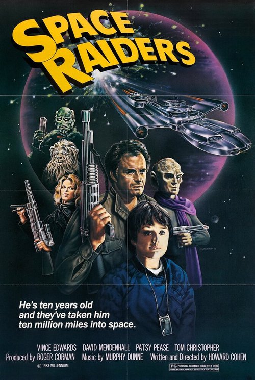 Смотреть фильм Космические охотники / Space Raiders (1983) онлайн в хорошем качестве SATRip