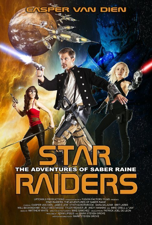 Смотреть фильм Космические Пираты: Приключения Сайбер Рэйна / Star Raiders: The Adventures of Saber Raine (2017) онлайн в хорошем качестве HDRip