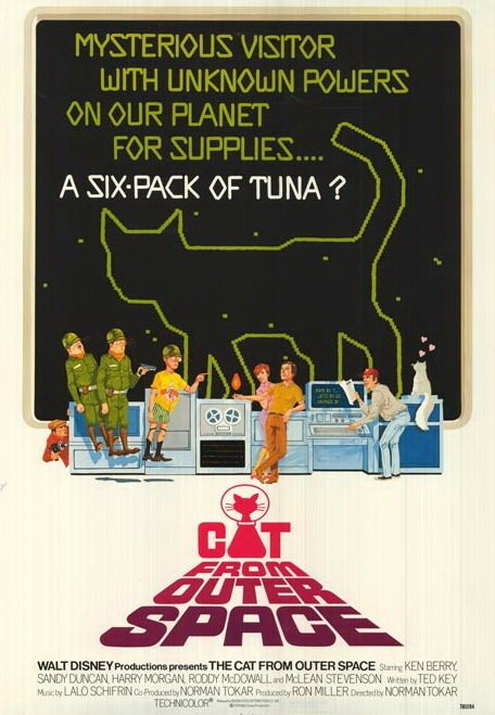 Смотреть фильм Кот из космоса / The Cat from Outer Space (1978) онлайн в хорошем качестве SATRip