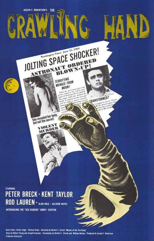 Смотреть фильм Крадущаяся рука / The Crawling Hand (1963) онлайн в хорошем качестве SATRip