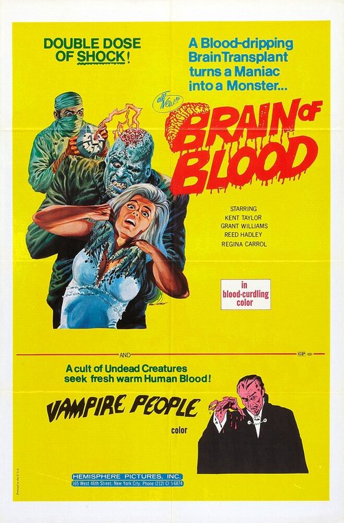 Смотреть фильм Кровавый мозг / Brain of Blood (1971) онлайн в хорошем качестве SATRip