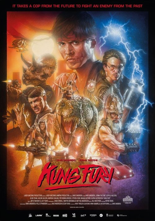 Смотреть фильм Кунг Фьюри / Kung Fury (2015) онлайн в хорошем качестве HDRip