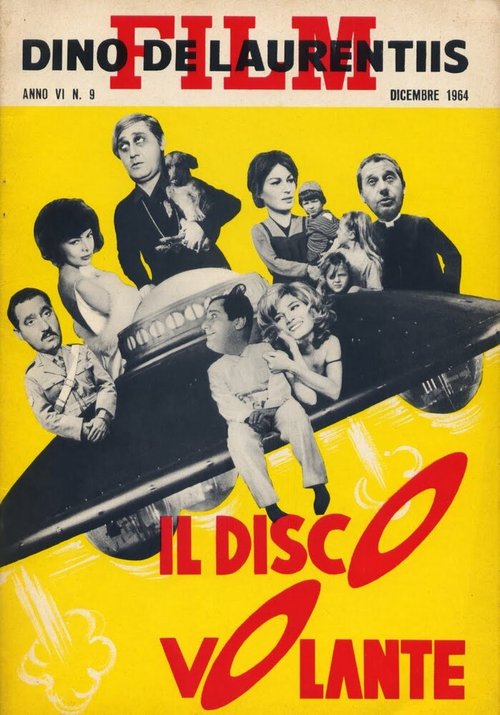 Смотреть фильм Летающая тарелка / Il disco volante (1964) онлайн в хорошем качестве SATRip