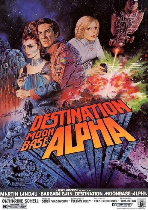 Смотреть фильм Лунная база Альфа / Destination Moonbase-Alpha (1978) онлайн в хорошем качестве SATRip