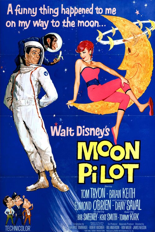 Смотреть фильм Лунный пилот / Moon Pilot (1962) онлайн в хорошем качестве SATRip