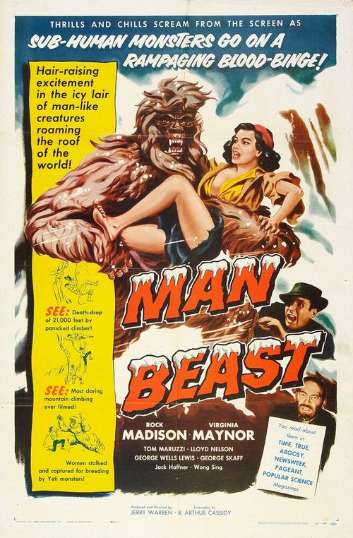 Смотреть фильм Man Beast (1956) онлайн в хорошем качестве SATRip