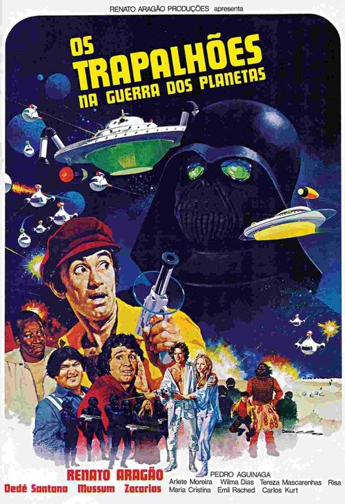 Смотреть фильм Марионетки в войне планет / Os Trapalhões na Guerra dos Planetas (1978) онлайн в хорошем качестве SATRip
