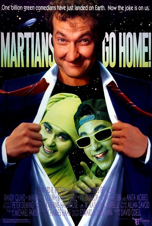 Смотреть фильм Марсиане, убирайтесь домой / Martians Go Home (1989) онлайн в хорошем качестве SATRip