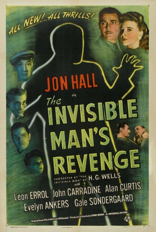 Смотреть фильм Месть человека-невидимки / The Invisible Man's Revenge (1944) онлайн в хорошем качестве SATRip