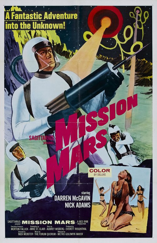 Смотреть фильм Миссия — Марс / Mission Mars (1968) онлайн в хорошем качестве SATRip