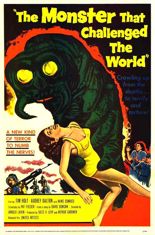 Смотреть фильм Монстр, который бросил вызов миру / The Monster That Challenged the World (1957) онлайн в хорошем качестве SATRip