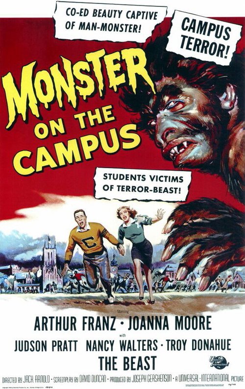 Смотреть фильм Монстр в университетском городке / Monster on the Campus (1958) онлайн в хорошем качестве SATRip