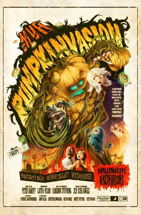 Смотреть фильм Монстры против овощей / Monsters vs Aliens: Mutant Pumpkins from Outer Space (2009) онлайн в хорошем качестве HDRip