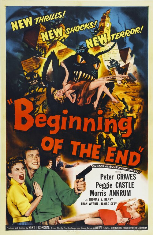 Смотреть фильм Начало конца / Beginning of the End (1957) онлайн в хорошем качестве SATRip