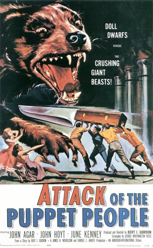 Смотреть фильм Нападение людей-кукол / Attack of the Puppet People (1958) онлайн в хорошем качестве SATRip
