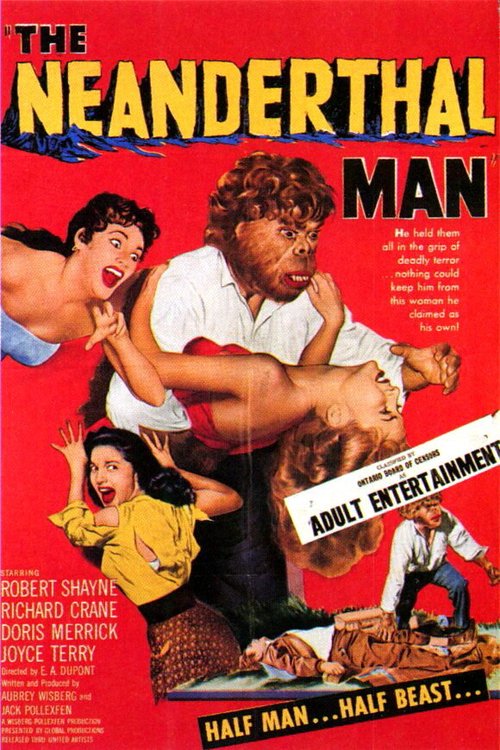 Смотреть фильм Неандерталец / The Neanderthal Man (1953) онлайн в хорошем качестве SATRip