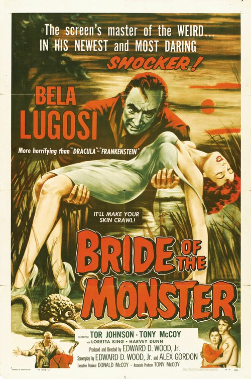 Смотреть фильм Невеста монстра / Bride of the Monster (1955) онлайн в хорошем качестве SATRip