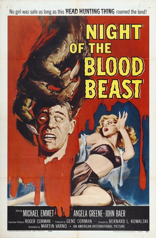 Смотреть фильм Ночь кровавой твари / Night of the Blood Beast (1958) онлайн в хорошем качестве SATRip