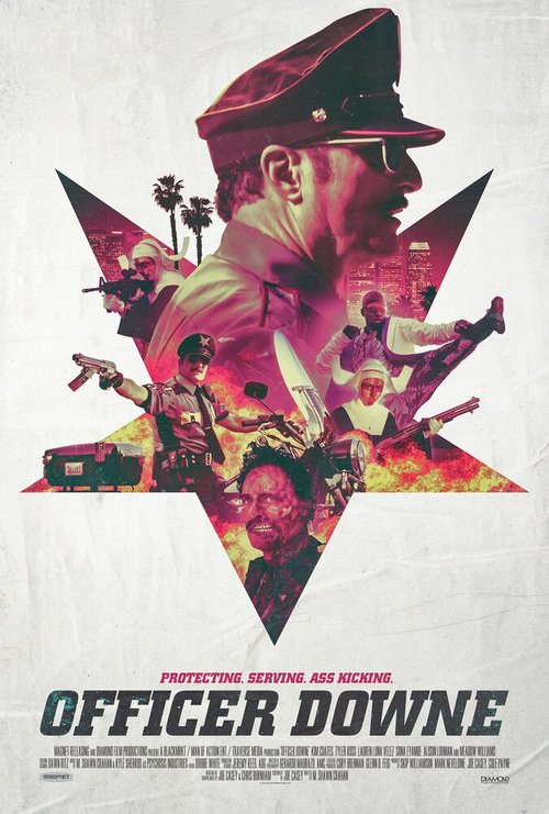Смотреть фильм Офицер Доун / Officer Downe (2016) онлайн в хорошем качестве CAMRip