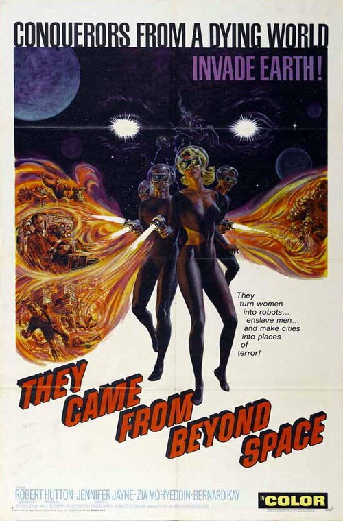 Смотреть фильм Они прибыли из другого пространства / They Came from Beyond Space (1967) онлайн в хорошем качестве SATRip