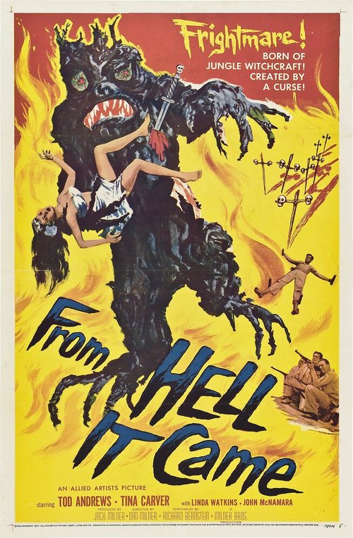 Смотреть фильм Оно прибыло из ада / From Hell It Came (1957) онлайн в хорошем качестве SATRip