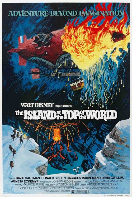 Смотреть фильм Остров на вершине мира / The Island at the Top of the World (1974) онлайн в хорошем качестве SATRip