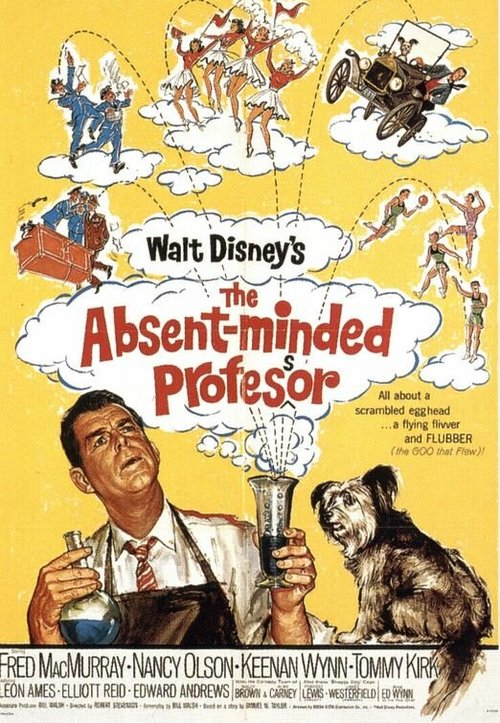 Смотреть фильм Отмороженный профессор / The Absent Minded Professor (1961) онлайн в хорошем качестве SATRip