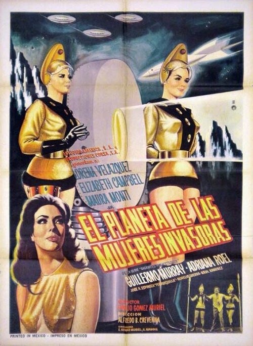 Смотреть фильм Планета женщин-завоевательниц / El planeta de las mujeres invasoras (1966) онлайн в хорошем качестве SATRip