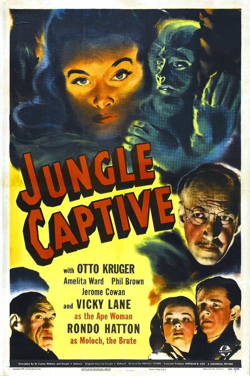 Смотреть фильм Пленник джунглей / The Jungle Captive (1945) онлайн в хорошем качестве SATRip