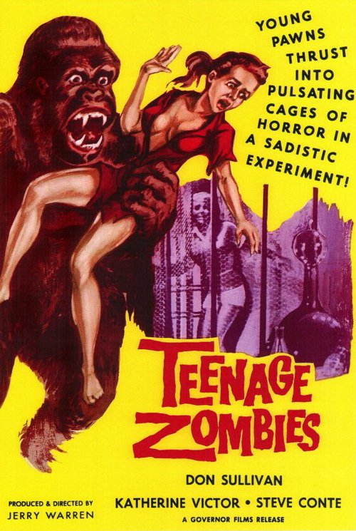 Смотреть фильм Подростки-зомби / Teenage Zombies (1959) онлайн в хорошем качестве SATRip
