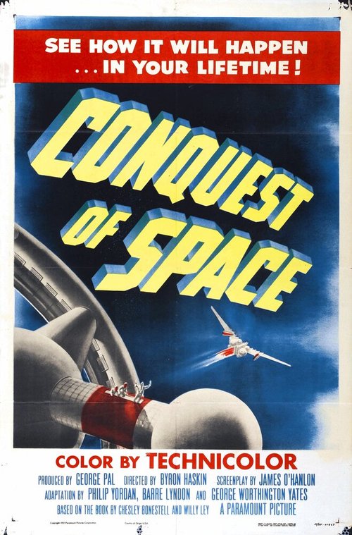 Смотреть фильм Покорение космоса / Conquest of Space (1955) онлайн в хорошем качестве SATRip