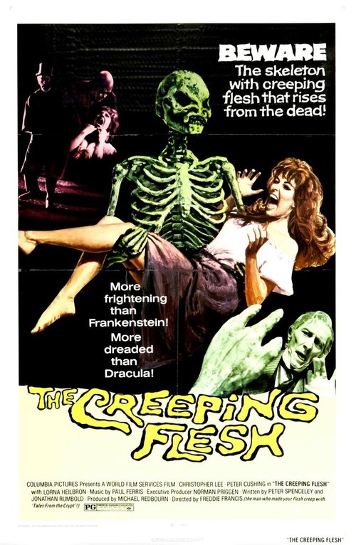 Смотреть фильм Ползающая плоть / The Creeping Flesh (1973) онлайн в хорошем качестве SATRip