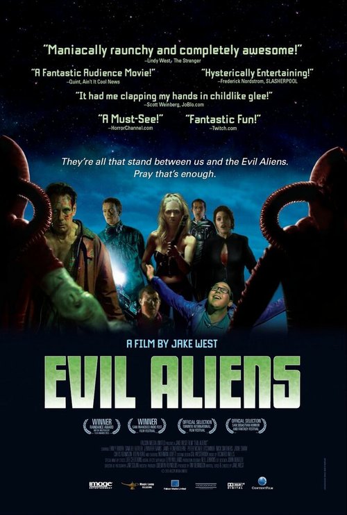 Смотреть фильм Пришельцы-завоеватели / Evil Aliens (2005) онлайн в хорошем качестве HDRip