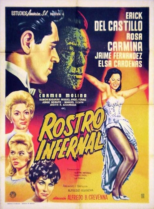 Смотреть фильм Rostro infernal (1963) онлайн в хорошем качестве SATRip