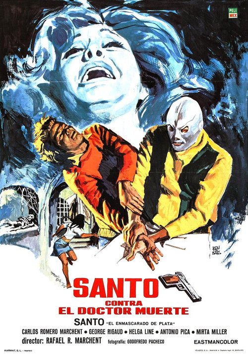 Смотреть фильм Santo contra el doctor Muerte (1973) онлайн в хорошем качестве SATRip