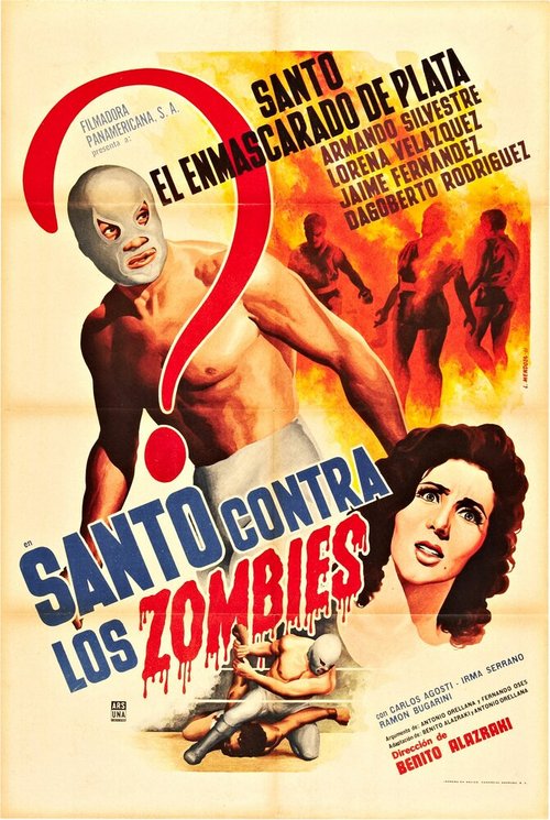 Смотреть фильм Санто против зомби / Santo contra los zombies (1962) онлайн в хорошем качестве SATRip
