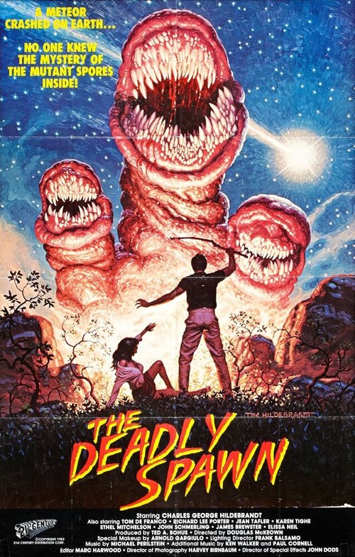 Смотреть фильм Смертельный выводок / The Deadly Spawn (1982) онлайн в хорошем качестве SATRip