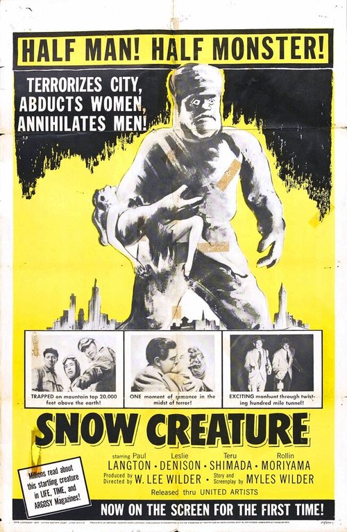 Смотреть фильм Снежное существо / The Snow Creature (1954) онлайн в хорошем качестве SATRip