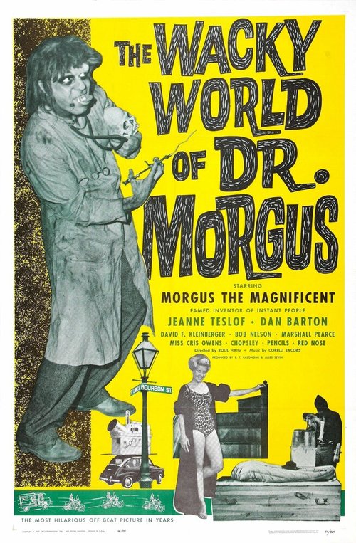 Смотреть фильм Странный мир доктора Моргуса / The Wacky World of Dr. Morgus (1962) онлайн в хорошем качестве SATRip