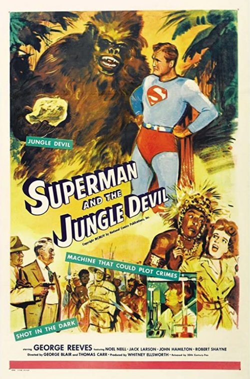 Смотреть фильм Супермен и Дьявол джунглей / Superman and the Jungle Devil (1954) онлайн в хорошем качестве SATRip