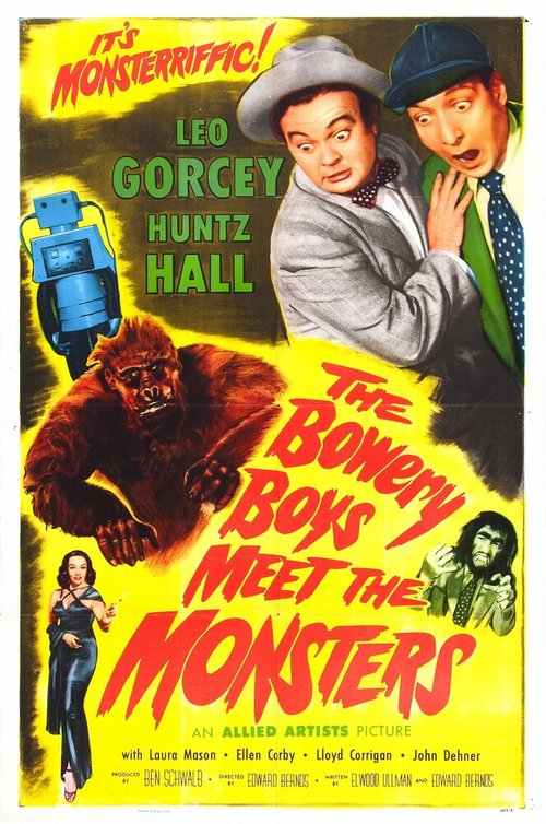 Смотреть фильм The Bowery Boys Meet the Monsters (1954) онлайн в хорошем качестве SATRip