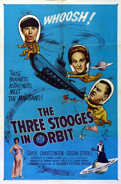 Смотреть фильм Три балбеса на орбите / The Three Stooges in Orbit (1962) онлайн в хорошем качестве SATRip