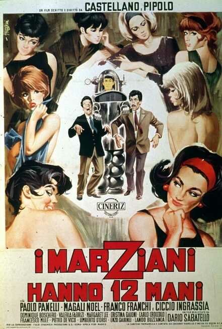 Смотреть фильм У марсиан 12 рук / I marziani hanno 12 mani (1964) онлайн в хорошем качестве SATRip
