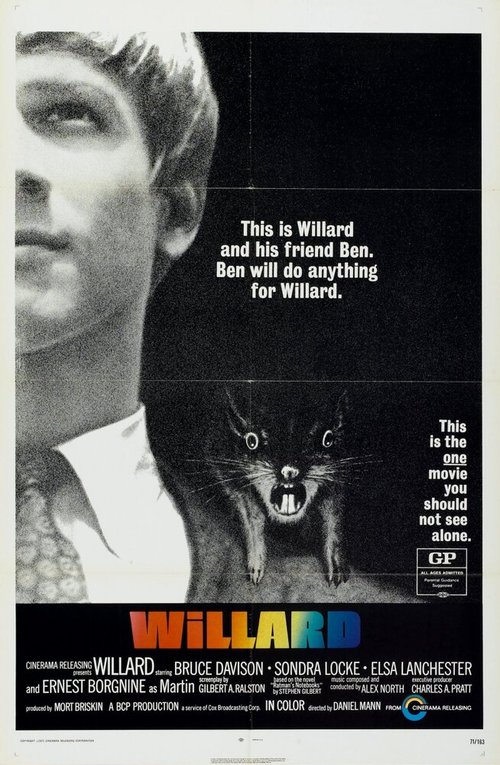 Смотреть фильм Уиллард / Willard (1971) онлайн в хорошем качестве SATRip