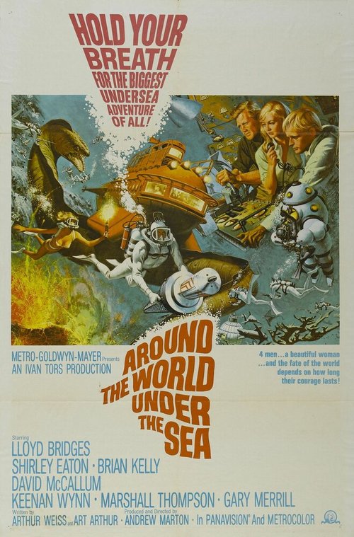Смотреть фильм Вокруг света под водой / Around the World Under the Sea (1966) онлайн в хорошем качестве SATRip