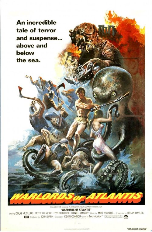 Смотреть фильм Вожди Атлантиды / Warlords of Atlantis (1978) онлайн в хорошем качестве SATRip