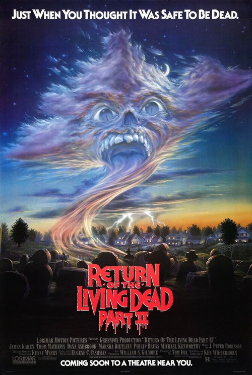 Смотреть фильм Возвращение живых мертвецов 2 / Return of the Living Dead: Part II (1987) онлайн в хорошем качестве SATRip