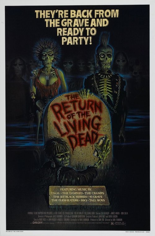 Смотреть фильм Возвращение живых мертвецов / The Return of the Living Dead (1984) онлайн в хорошем качестве SATRip