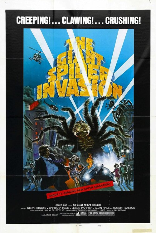 Смотреть фильм Вторжение гигантских пауков / The Giant Spider Invasion (1975) онлайн в хорошем качестве SATRip