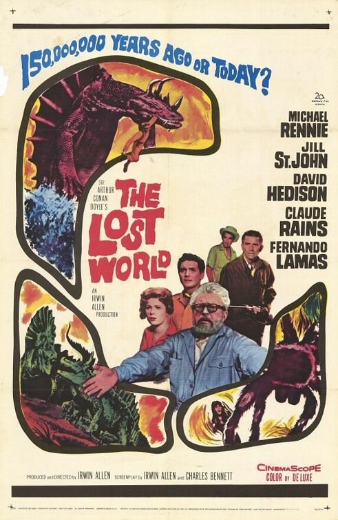 Смотреть фильм Затерянный мир / The Lost World (1960) онлайн в хорошем качестве SATRip